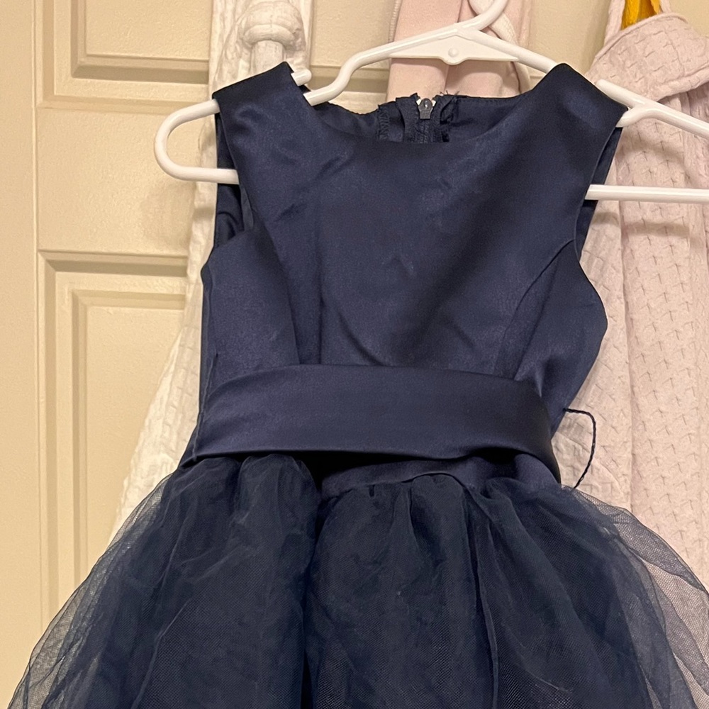 David's Bridal flower girl dress.